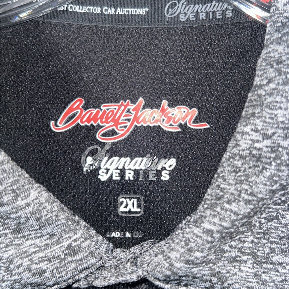 Barrett-Jackson Mens Signature Series Short Sleeve Polo Shirt Car Show 2XL - Picture 3 of 9